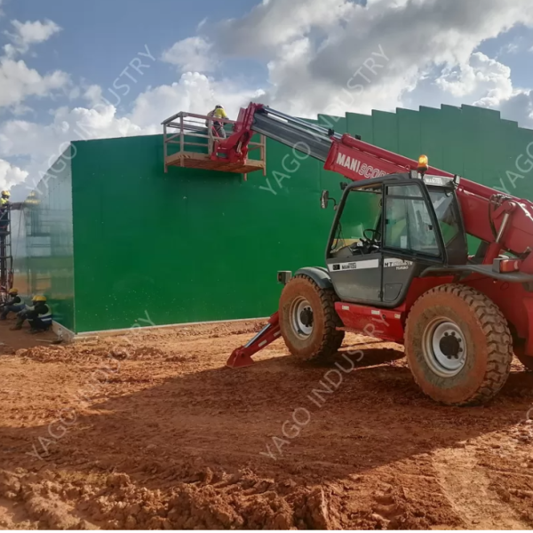 Temporary Prefab Steel Structure Warehouse Building For Site Management
