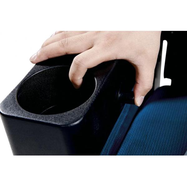 High Back Heavy Spring Fixed Theatre Seating Chairs With Plastic Cup Holder