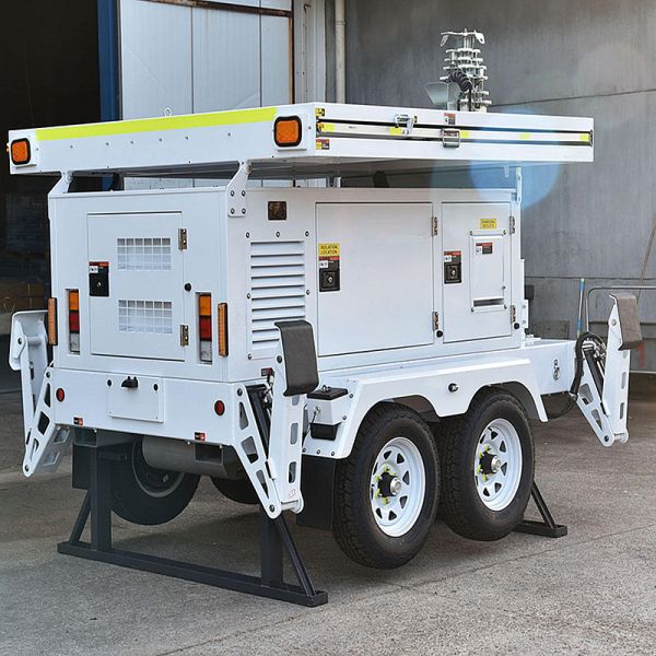 Emergency Light Tower Disaster Relief Operations Solar LED Light Tower Portable Generator Lights
