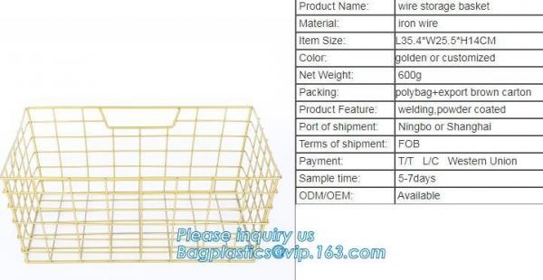 Manufacturer Simple Houseware Stackable 2 Tier Sliding Basket Drawer Organizer , Storage, Eco-friendly powder coated 2 t
