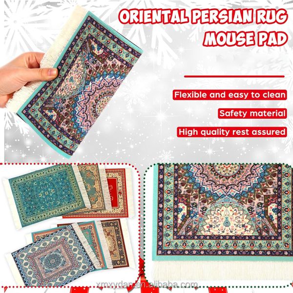 Persian Style Felt Mouse Pad Carpet Pad Coaster Computer Accessories Tassel Mouse Mat