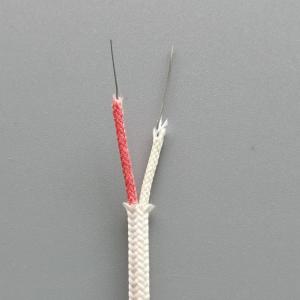 China Solid Conductor Thermocouple Cable K Type Fiberglass Compensate Cable on sale
