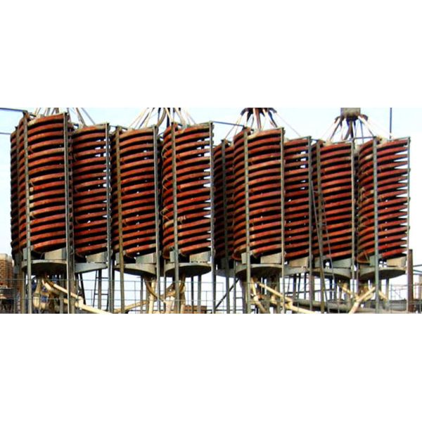 Mineral Separation 0.8-1.2T/H Mining Spiral Concentrator Spiral Chute Separator