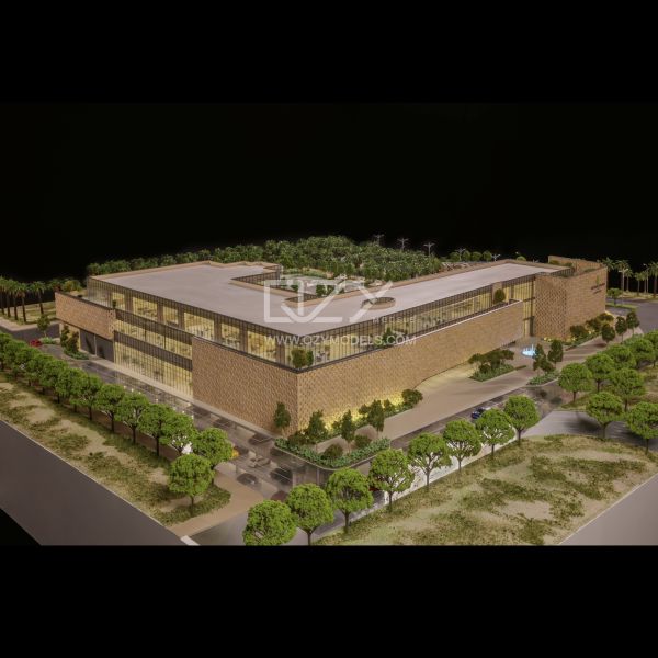 1/75 Riyadh Palm View Office Building Model