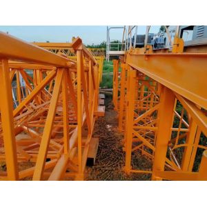 6000kg Second Hand Movable Tower Crane TC6010-6 Hydraulic Engine