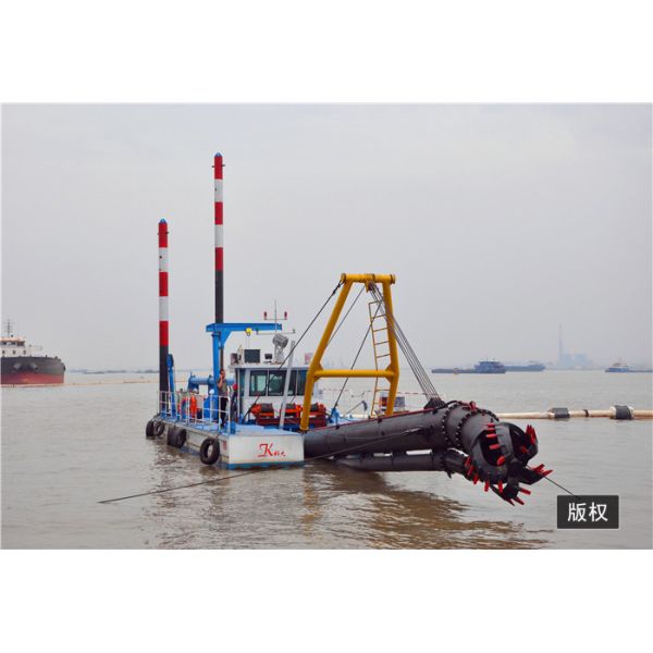Sand Dredging Compact Cutter Suction Dredger with Thick Marine Steel Plate