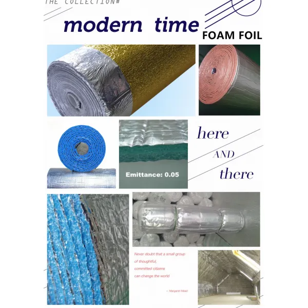 Roof Thermal Insulation Heat Insulating Materials Heat Barrier Aluminum Foil EPE Foam