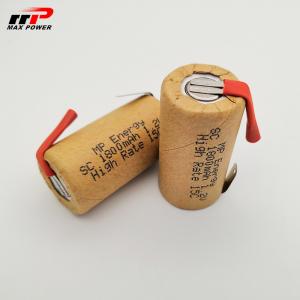 China High Power Nicad Sub C NiCd Rechargeable Batteries 1.2V 1800mAh on sale
