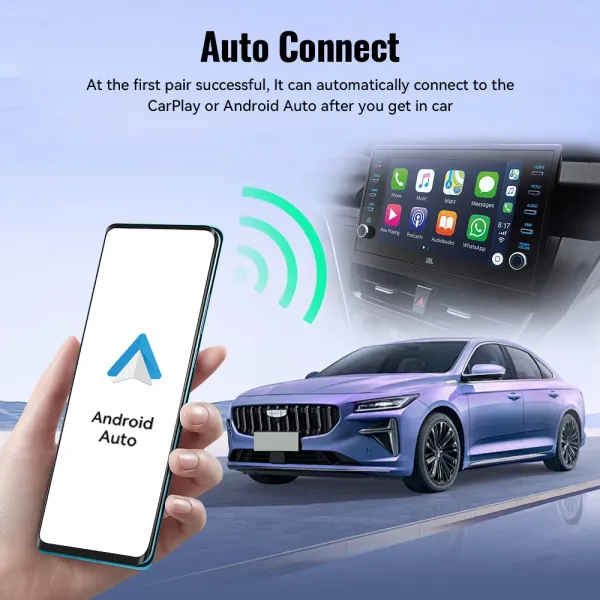 Auto Wired To Wireless Carplay Box Android 2 In 1 Car Carplay