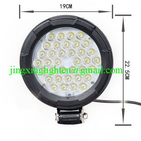 36W epistar LED driving headlight 7.5 inch 4x4 led working light for off-road vehicles