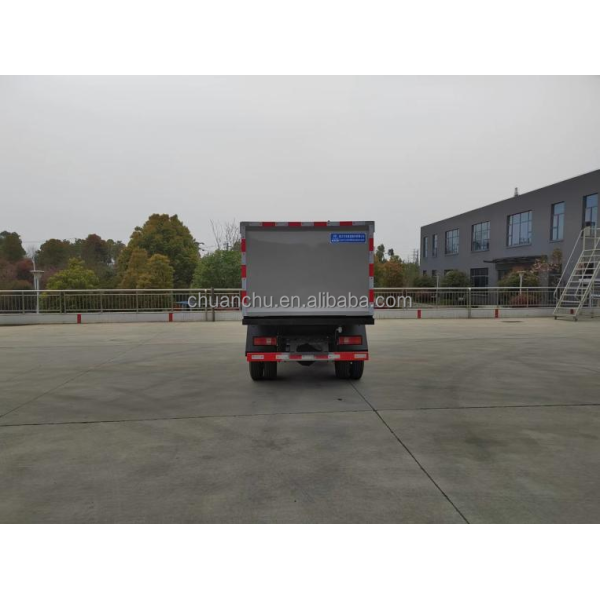 Waste Management Solution Electric Truck with Integrated Shredder Compactor