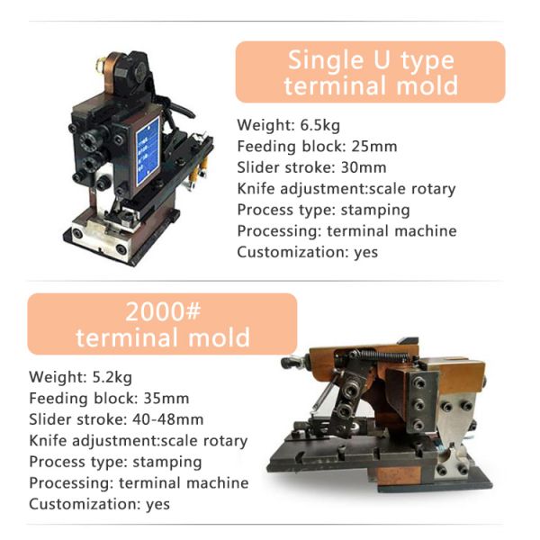 Cable Terminales Die Chain Female Pin Type Terminal Connector Mould,Terminal Crimping Applicator