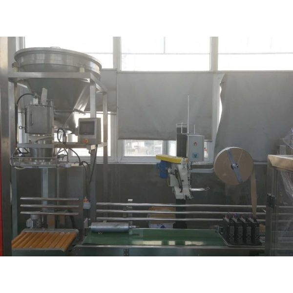 50kg Custard Big Bag Packing Machine For Dry Powder Stainless Steel 304 Material