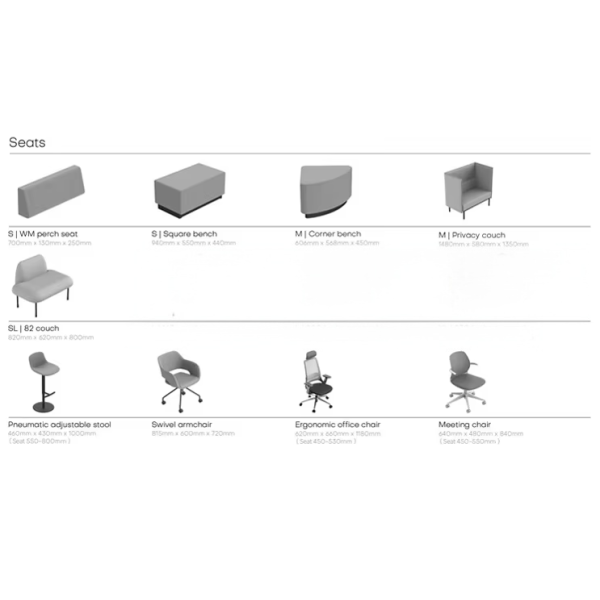 Modular Soundproof Study Pod Acoustic Library Study Pods Customized