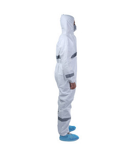 Buy cheap Waterproof Disposable Protective Coverall Non Woven Acid Resistant Coveralls from wholesalers