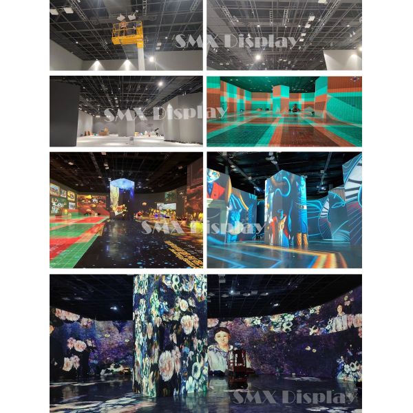 300 Inches Screen Immersive Room Projector 6000 Lumens High Contrast Seamless