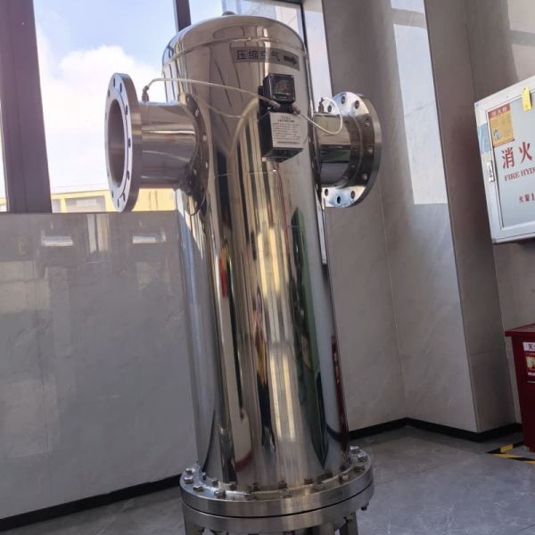 5um Stainless Steel Compressed Air Filter with Cartridge Structure and Sodium