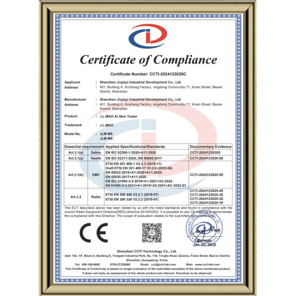 High Accuracy Facial Skin Detector with Automatic Report for Salon