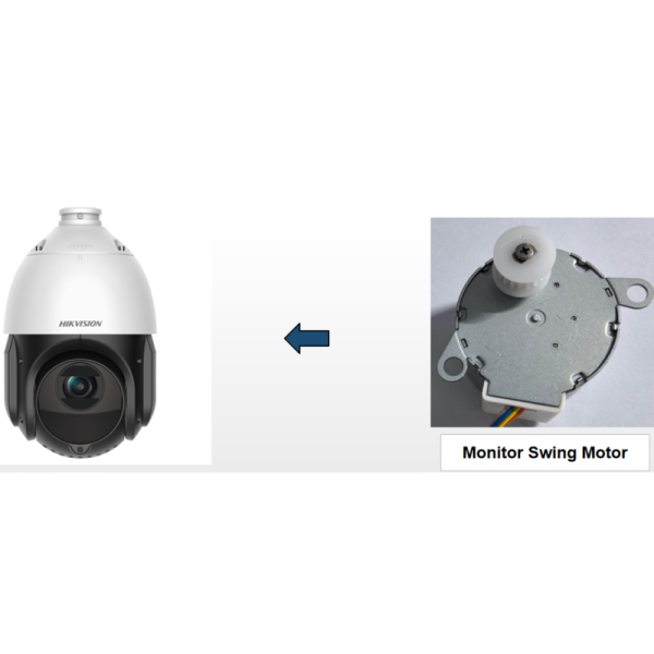 High Precision 35BYJ46 Geared Stepper Motor with Compact Design for Robotics Applications