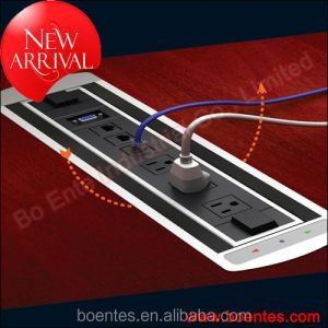 Motorized Cable Cubby/Electric Desktop Socket/Automatic Tabletop Socket