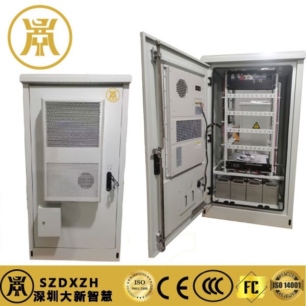 IP65 Telecom Outdoor Enclosures Remote Monitoring Battery Backup Cabinet Anti Theft