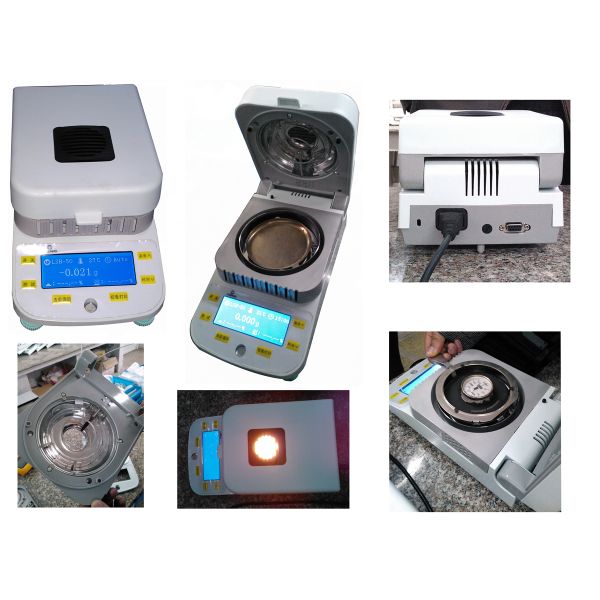 DSH-50 made china halogen infrared digital electronic moisture analyzer moisture balance