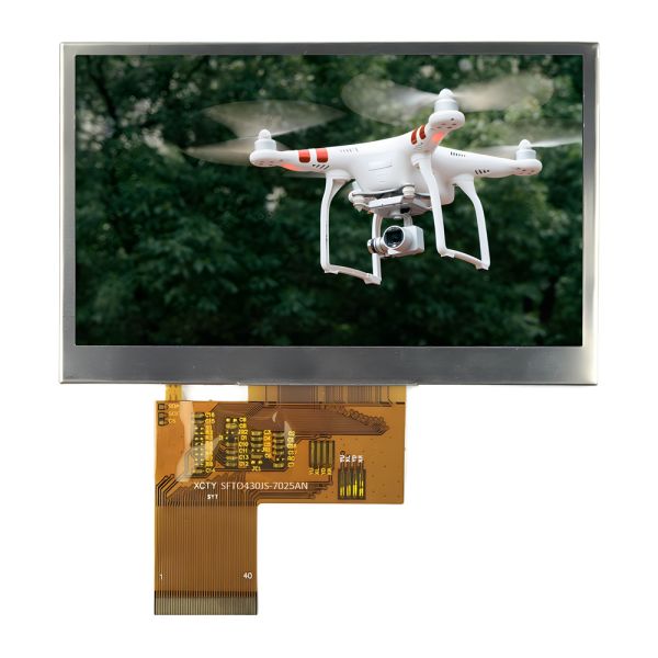4.3 Inch IPS 480*272 Pixel TFT LCD Display ST7283 Driver IC All Viewing Angles