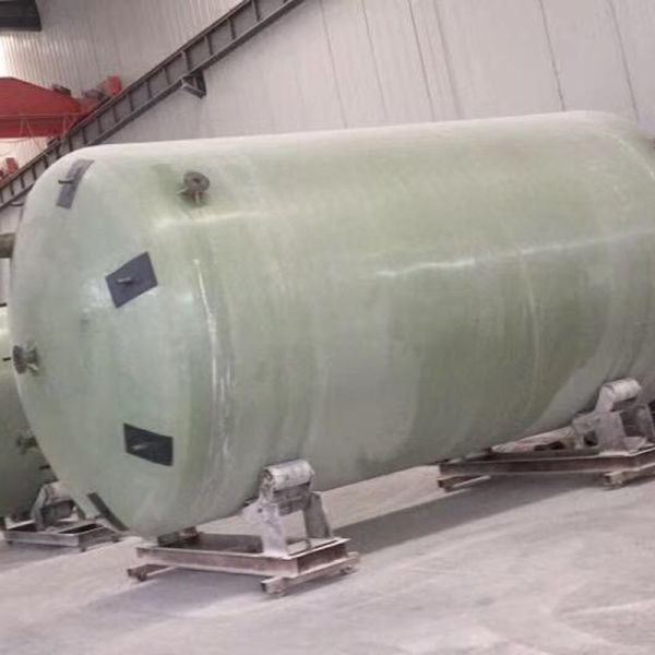 Large Capacity Melting Frp Horizontal Tank With Double Layer Insulation Structure Reduced Heat Loss