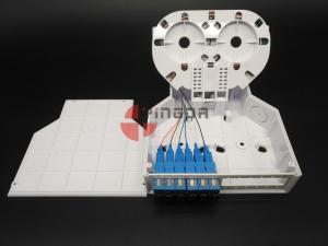 Wholesale 12 SC Ports Fiber Optic Termination Box , DIN Termination Box ABS from china suppliers