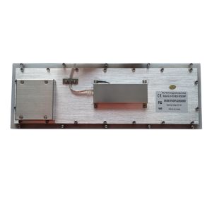 IP67 Rugged Metallic Keyboard With Trackball Vandal Proof Stainless Steel