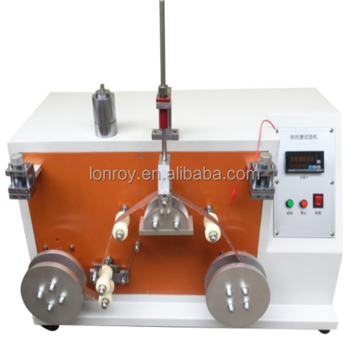 DIN 72551 ISO 6722 Automobile Wire Abrasive Belt Drag Grinding Testing Machine Textile Testing Machine