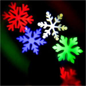 China Waterproof IP65 white led snowflakes light projector Christmas laser light projector outdoor Laser Garden Light on sale