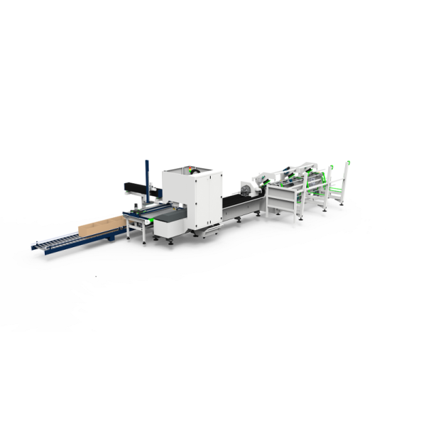 QH-GK Tube laser cutting machine Automatic packing