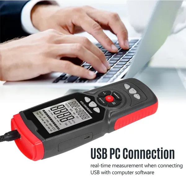 GT8907 Highly Sensitive Digital Anemometer Non Contact For Wind Speed Measurement