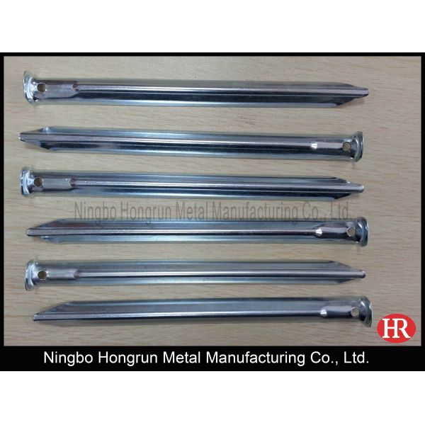 23cm U shaped steel tent stakes