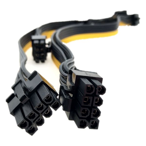 30cm 8 pin gpu graphics card power cable 600V voltage