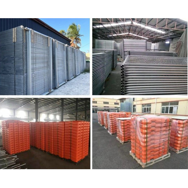 AS 4687 Compliant Wind Rated Australia Temporary Fence Modular Setup