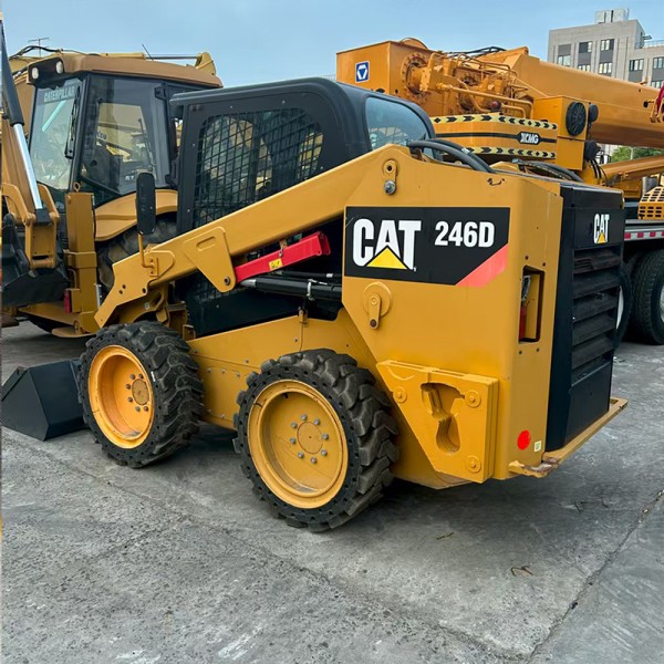 High Performance Used Wheel Loaders 246D Second Hand Earth Moving Machinery