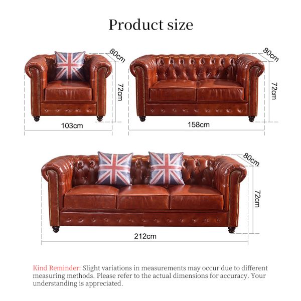 Artistic Harlequin Patchwork Chesterfield 3 Seater Sofa Luxury Multi-Color Leather Tufted Couch for Creative Studio & Gallery