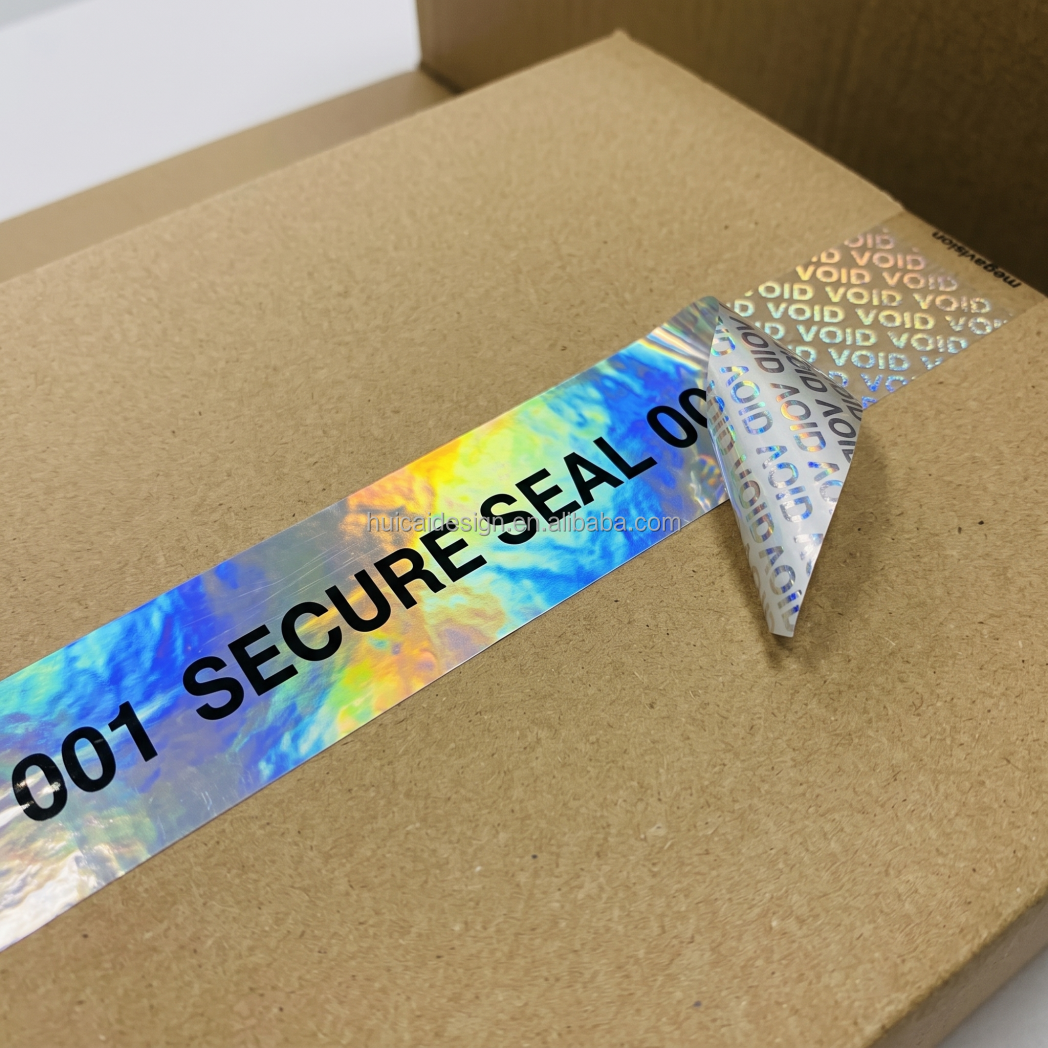 Custom Printing Self Adhesive Waterproof Void Sticker Warranty Security Label Sticker