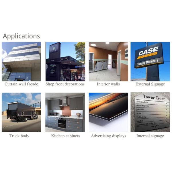 3D Fire Proof Aluminum Panels Eco-Conscious ACM For Decorative Wall And Ceiling Cladding