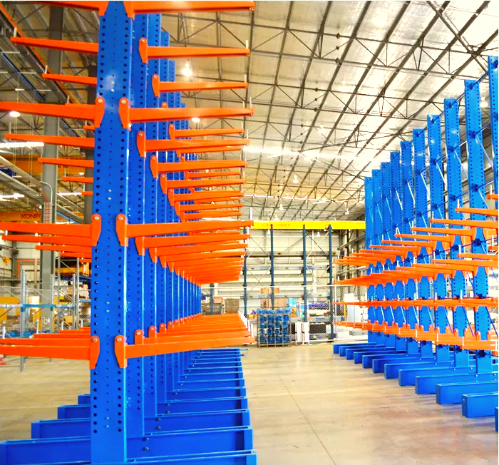 Customizable Cantilever Rack for Heavy-Duty Warehouse Storage Solutions