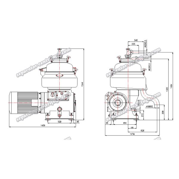 Industrial Starch Separator , Food Automatic Centrifugal Machine