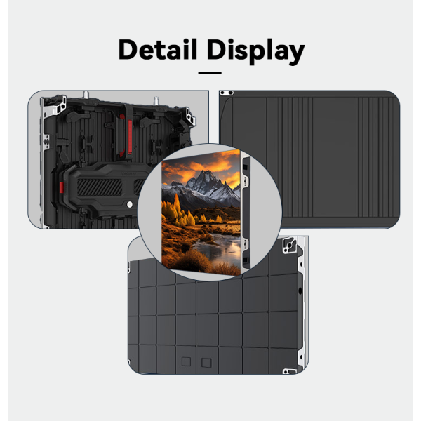 High Refresh High Brightness P1.25 Indoor LED Display Module 256x128mm Full Color