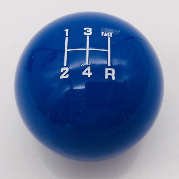 Resin Red Ball Shift Knob Adapter Kit Universal Car Gear Shifter Lever
