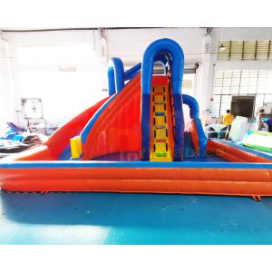 Wholesale Bouncer Pool House Kids Inflatable Water Slide Quadruple Stitching from china suppliers