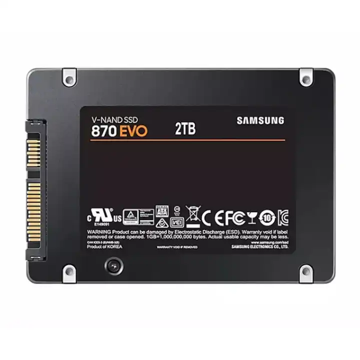Customized 870 EVO SATA III SSD 1TB 2.5 Inch Internal Solid State SSD MZ-77E1T0B 100% Original Hard Drives for HPE/DEL L Servers