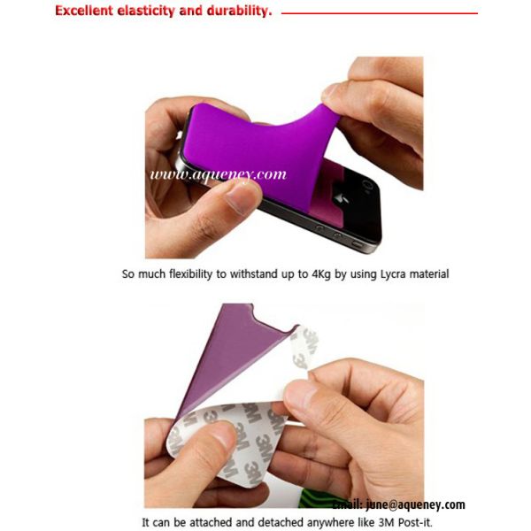 Promotional Lycra Smart Phone Wallet with factory price