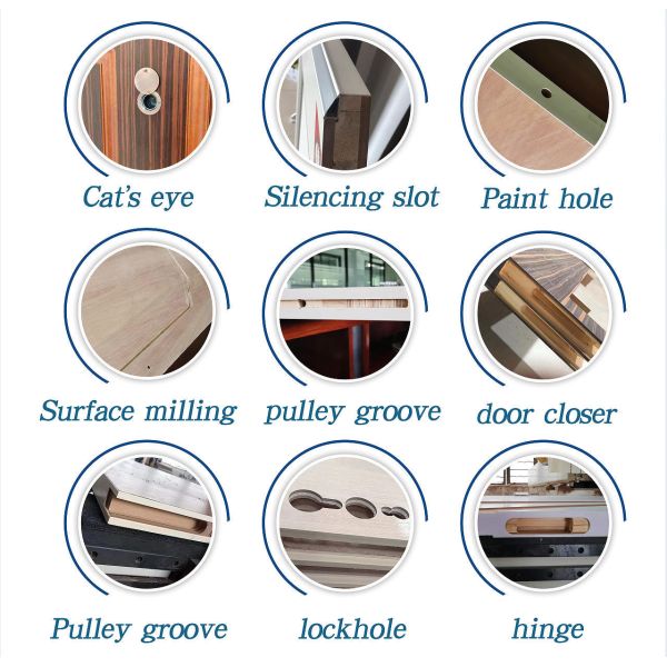 Wood Door Hardware Machining Center DZA High-Performance CNC Woodworking Machine