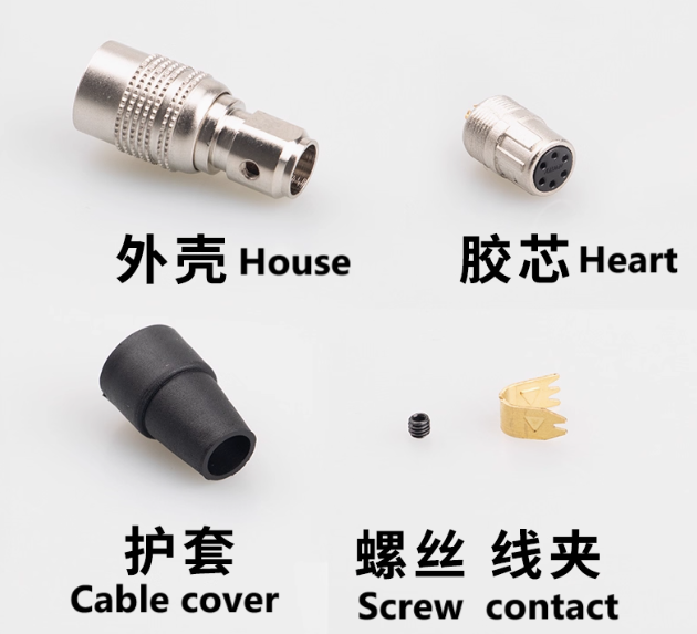 Wholesale Hikvision HR10A-7P-6S Servo Motor Connector 1000V Panel Mount from china suppliers